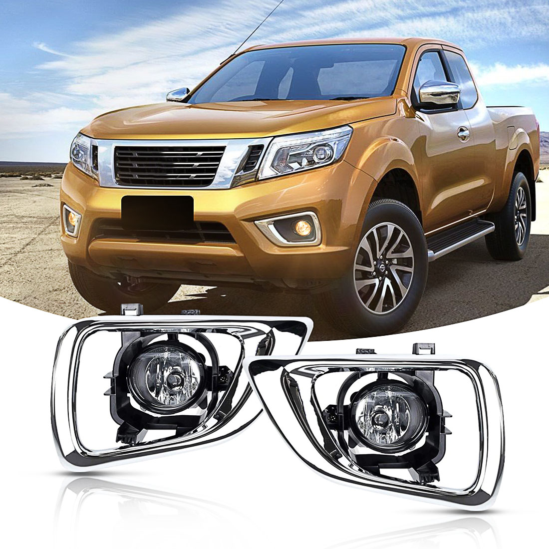 Car Accessories For Road Trip - 日産エクソアンカーヘッドライト,LEDフロントバンパーフォグライト,カーアクセサリーライト,12v