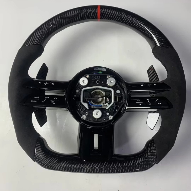 Car Accessories Mercedes - メルセデスベンツAクラス、Eクラス、ML、GL、Gクラス、Sクラス用カーボンファイバーステアリングホイール、カスタムメイドレザーアクセサリー
