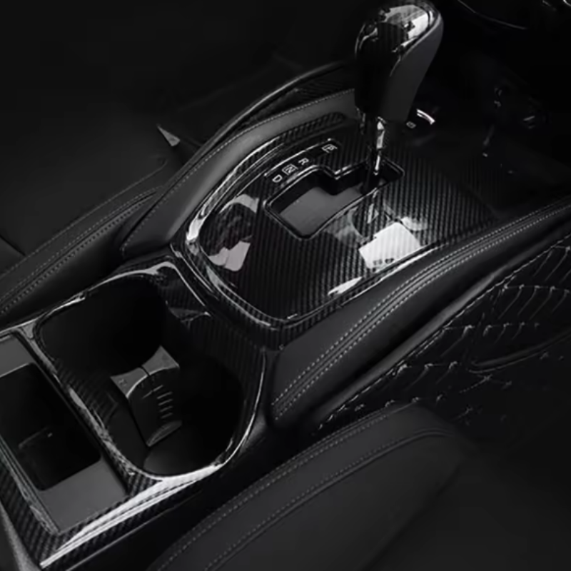 Car Accessories Nissan Xtrail - LHD 車のギアシフトノブステッカーパネルフレームトリムカバー日産エクストレイル T32 ローグ 2014 -2020