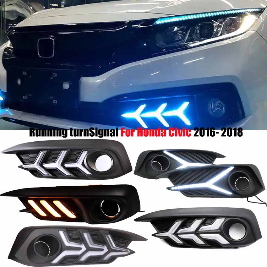 LEDカーライト,DRLデイタイムランニングライト,ターンシ - Car Accessories For Road Trip のレビューと価格