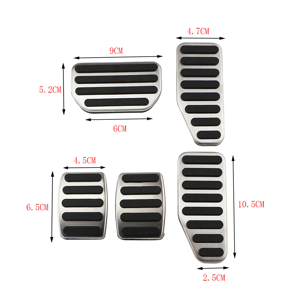 ステンレス鋼車のペダルガスブレーキペダルカバースズキスイフト - Car Accessories Ertiga のレビューと価格
