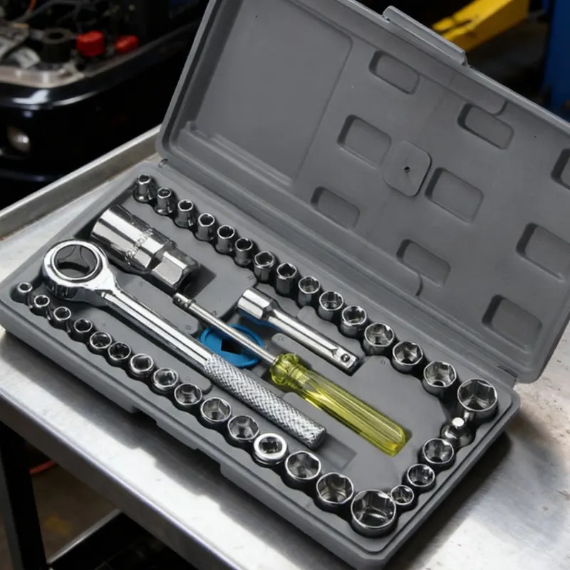 自動車分解用ソケットレンチセット 自動車機械修理ツールキット - Car Accessories Workshop のレビューと価格