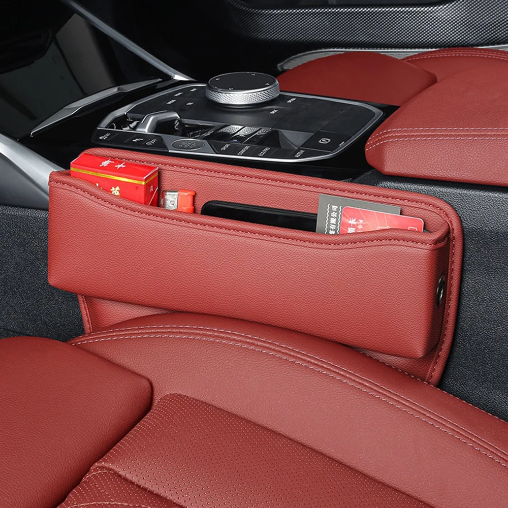 Pu レザーカーシートギャップフィラー収納ボックスカーアクセ - Car Accessories Mercedes のレビューと価格