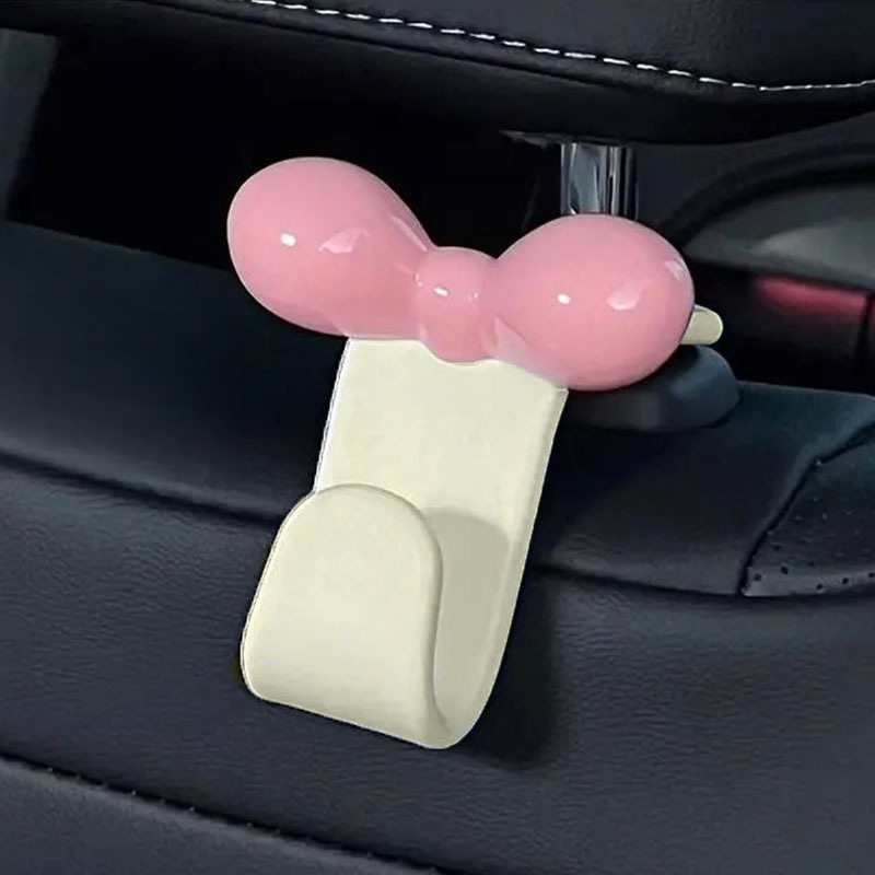 ミニマリストなボウ型車用後部座席吊り下げフック、実用的な収納 - Car Accessories For Road Trip のレビューと価格