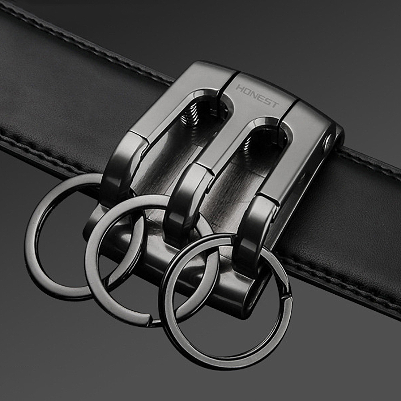 正直なクラシックベルトキーホルダー耐久性のある車のキーチェー - Car Accessories Xmas Gifts のレビューと価格