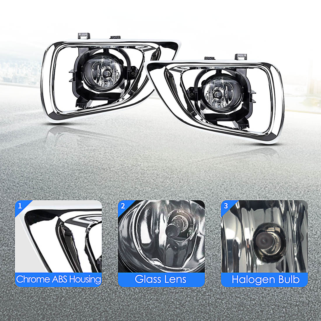日産エクソアンカーヘッドライト,LEDフロントバンパーフォグ - Car Accessories For Road Trip のレビューと価格