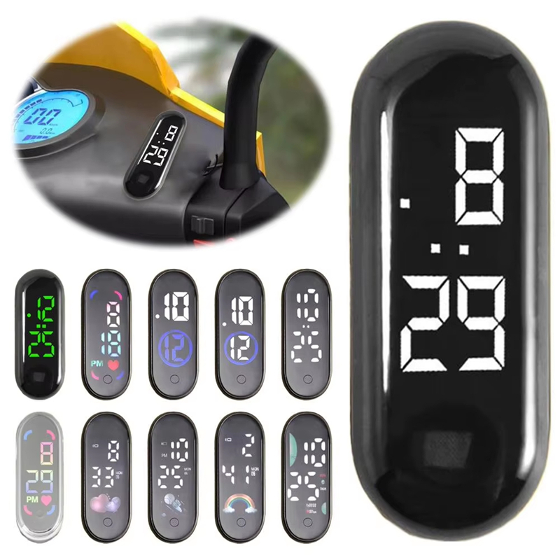 発光オートバイ車時計自動内部貼り付けミニスポーツ防水時計メカ - Car Accessories Workshop のレビューと価格