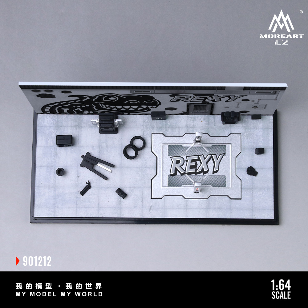 MoreArt 1:64 ガレージ修理工場ジオラマ 特別カス - Car Accessories Workshop のレビューと価格
