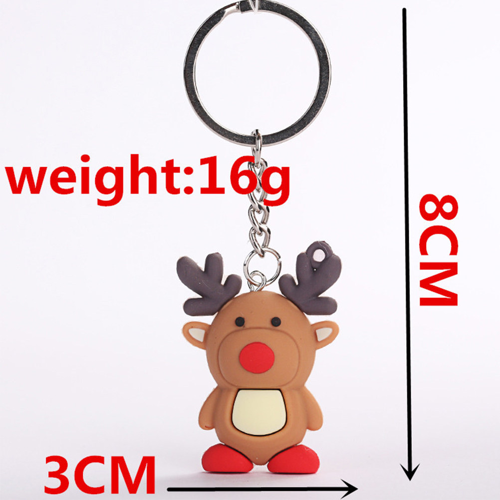 高級感あふれるクリスマス鹿のキーチェーン。ユニークな3Dデザ - Car Accessories Xmas Gifts のレビューと価格