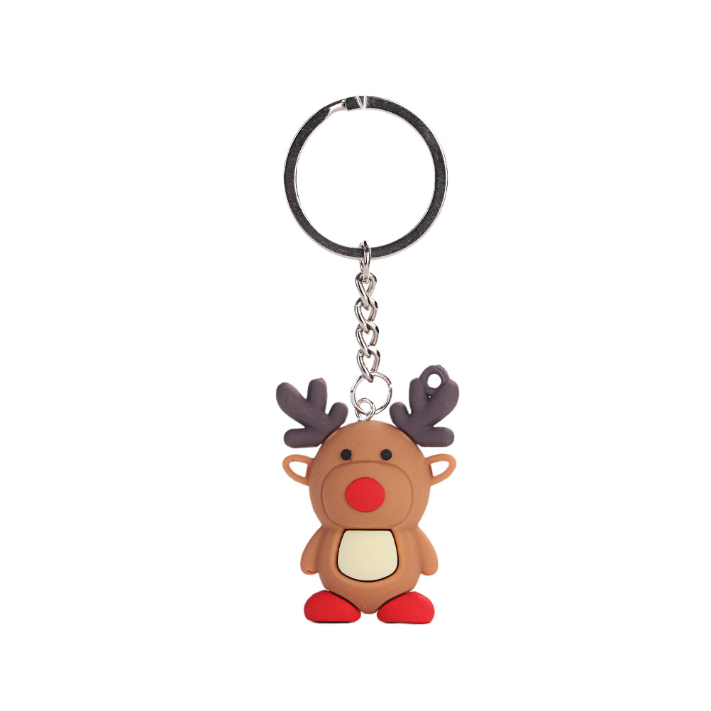 高級感あふれるクリスマス鹿のキーチェーン。ユニークな3Dデザ - Car Accessories Xmas Gifts のレビューと価格