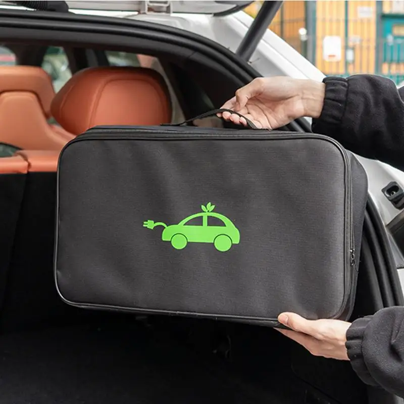 新しい車の充電器収納袋車の収納袋ジャンパーケーブルバッグケー - Car Cable Organizer のレビューと価格