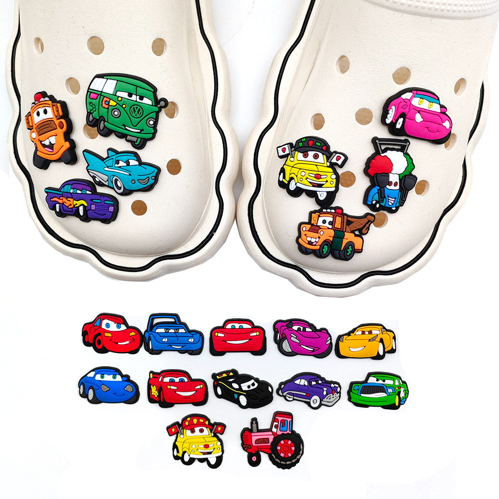 9/10/20 個ホットトイズ漫画靴チャーム車靴アクセサリー - Car Accessories Xmas Gifts のレビューと価格