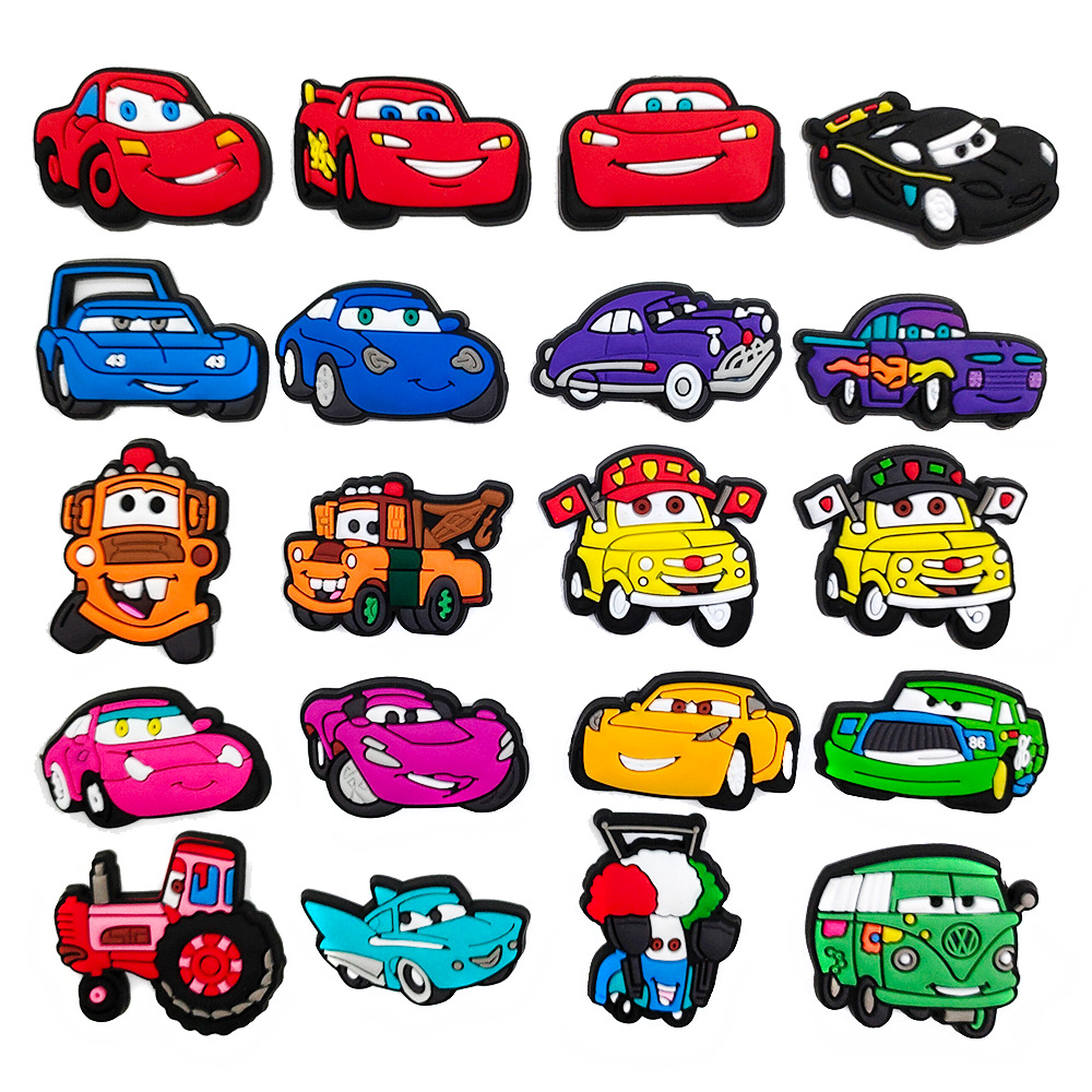 9/10/20 個ホットトイズ漫画靴チャーム車靴アクセサリー - Car Accessories Xmas Gifts のレビューと価格
